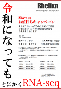RNA-seqキャンペーン